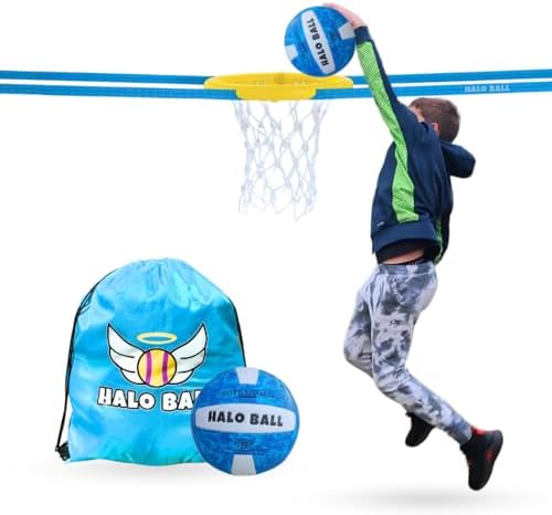 Portable Basketball Hoop with Adjustable Height - Play Floating Outdoor Yard Game at Beach, Lawn, Backyard, Pool, Grass - New Sport for Boys, Girls, Family