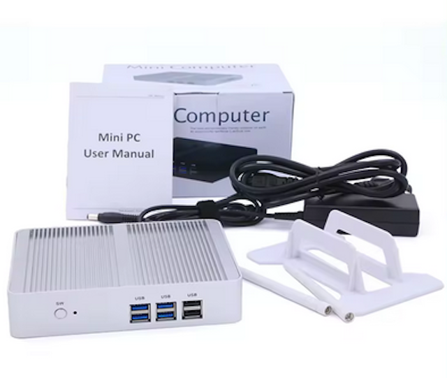 Computer Wholesale New Arrival Silver/black Celerones 2955U 2G, 64G  Mini Desktop Pc  Wifi and Intel Graphics