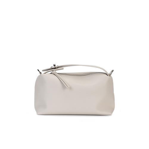 FERIA Cream Korean Fashion Bento Bag White One Size Zipper Closure Single Trending Product 2024 New Arrivals Wholesale Clothes