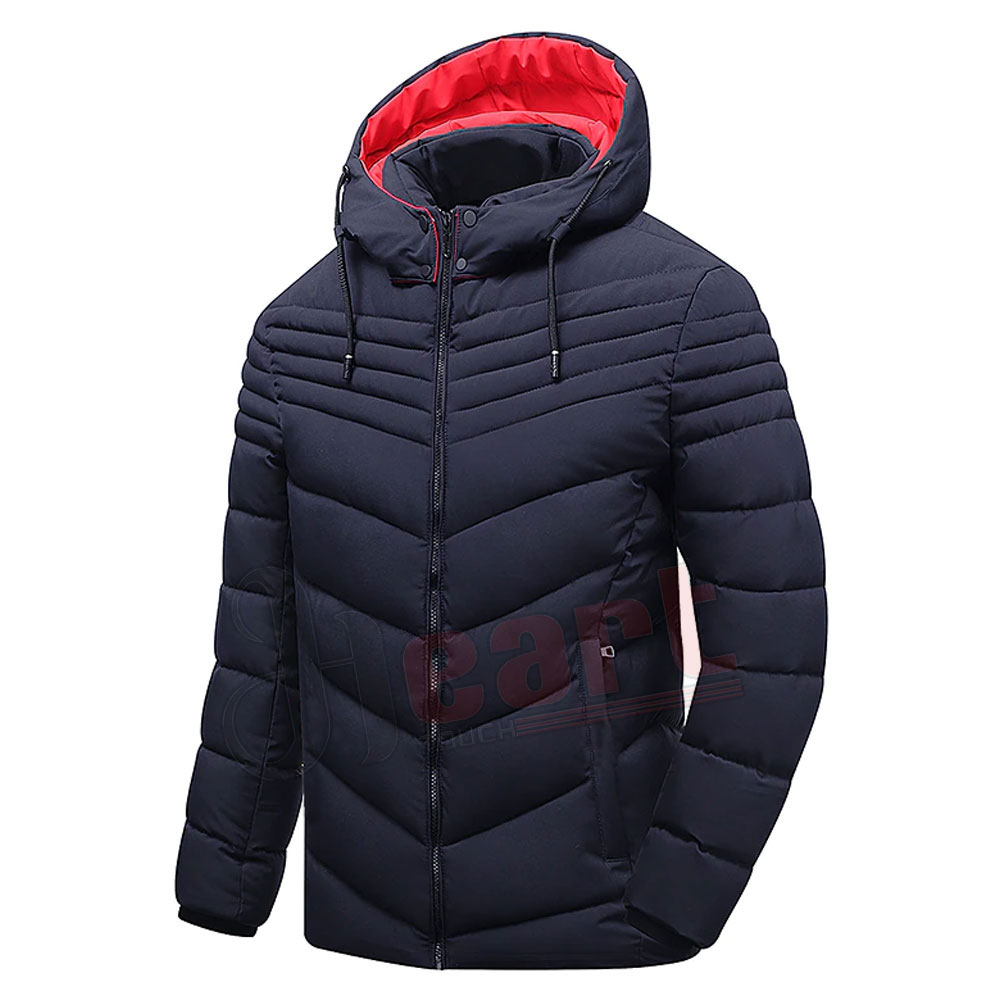 Puffer Jackets Cold Weather Winter Red Bubble Puffer Coat Men Down Jackets Casual Style Outdoor Men's Puffer Jacket 