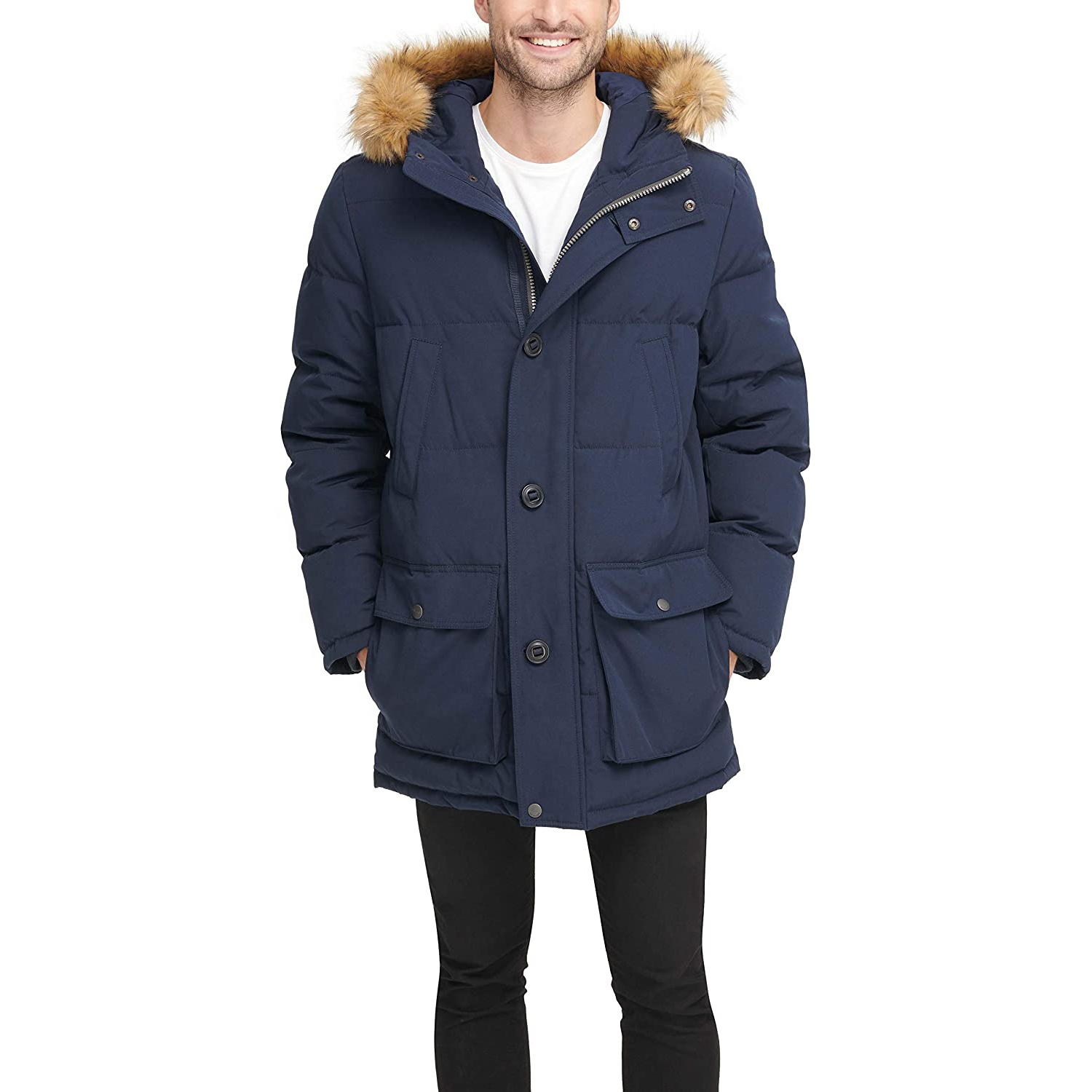 -20 Degree Winter Men's Clothing White Duck Down Jacket Parkas Man Thicken Warm Snow Jackets Coats Male Windbreaker Parkas Coat 