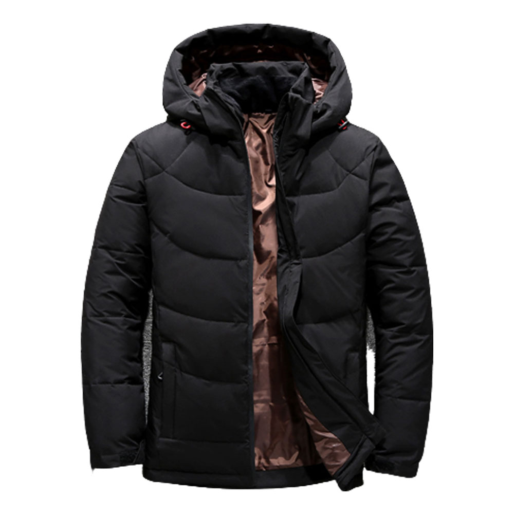 Men's Down Jacket Warm Hooded Casual Men Winter Puffer Jacket Cold Coat Male Overcoat Clothing Parkas Doudoune Windbreaker 2022 