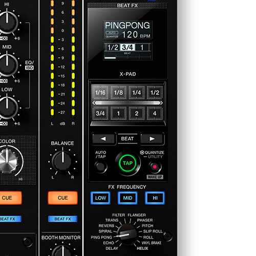 P Ionee Rdj Djm-900nxs2 4-channel Dj Mixer With Effects Digital Dj Mixer 