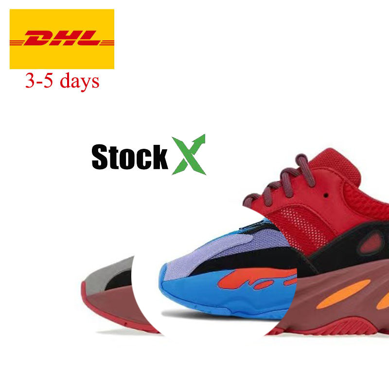 Og Top Quality Yeezy 700 V1 V2 V3 Black Mauve Inertia Running Sneakers High Quality Putian Best Sport Shoes 
