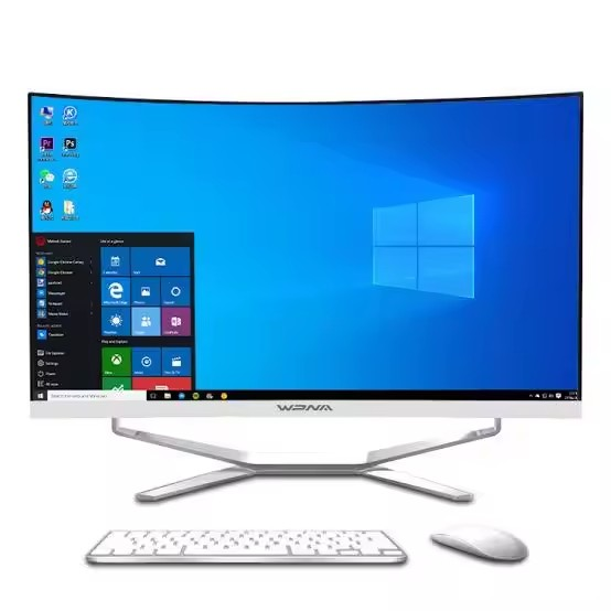 NEW 27 " Core I3 I5 I7 Gaming Laptops Desktops Customized Curve Screen All-in-one Pc Gamer Computer