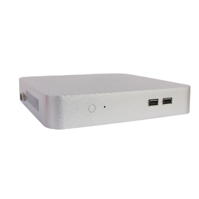 Portable Personal Mini PC Desktop Computer Support Celeoron/Pentium/Core I3 I5 I7 Fanless Micro Industrial Computer