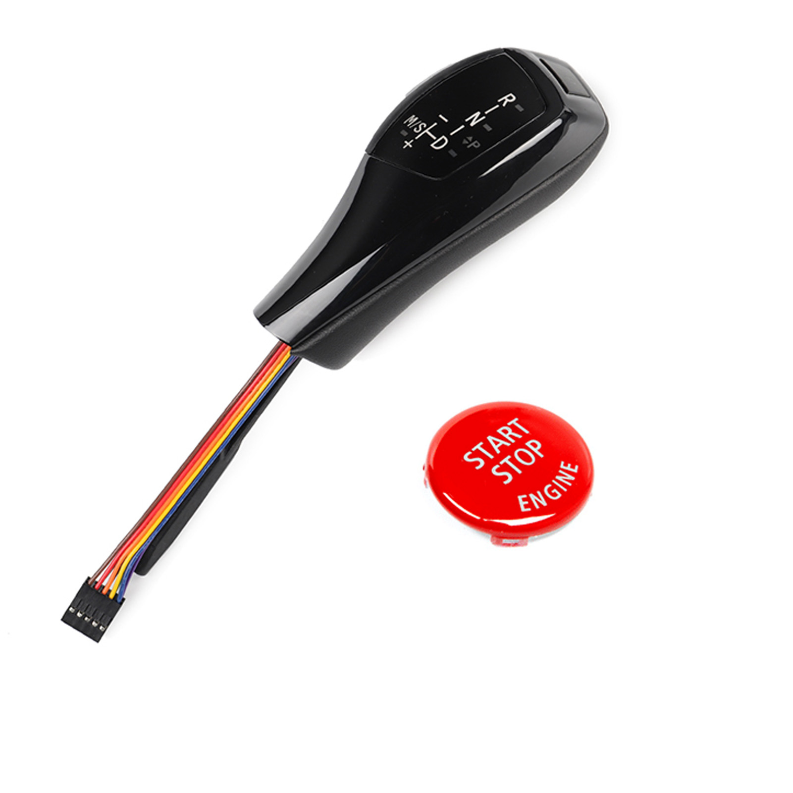 Universal Led Automatic Car Gear Shift Knob Bmw Classic Black Shift Knob 