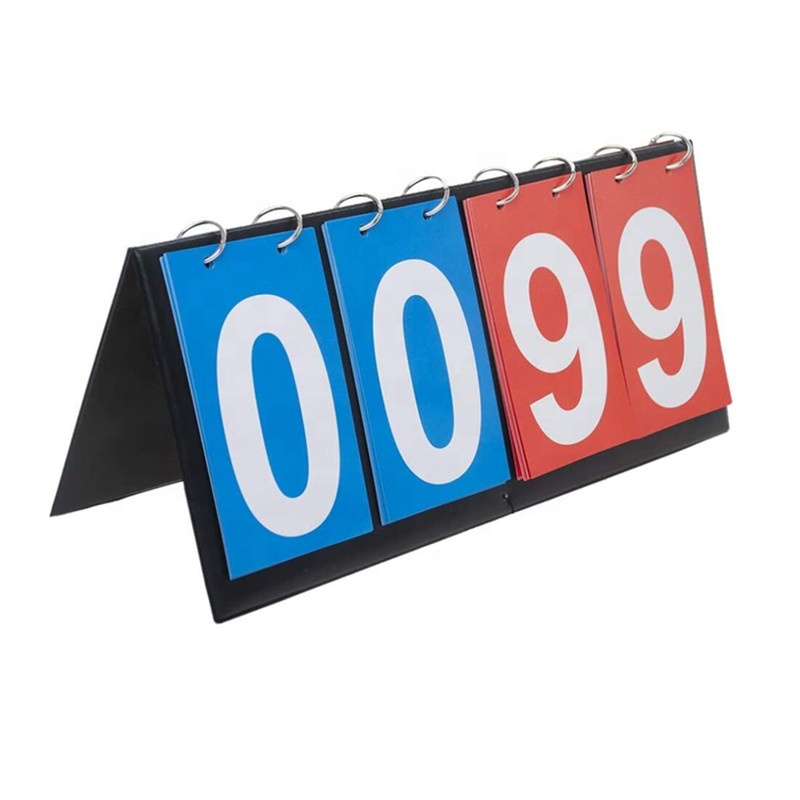 Multi Sports Score Flip Scoreboard With Number Cards 