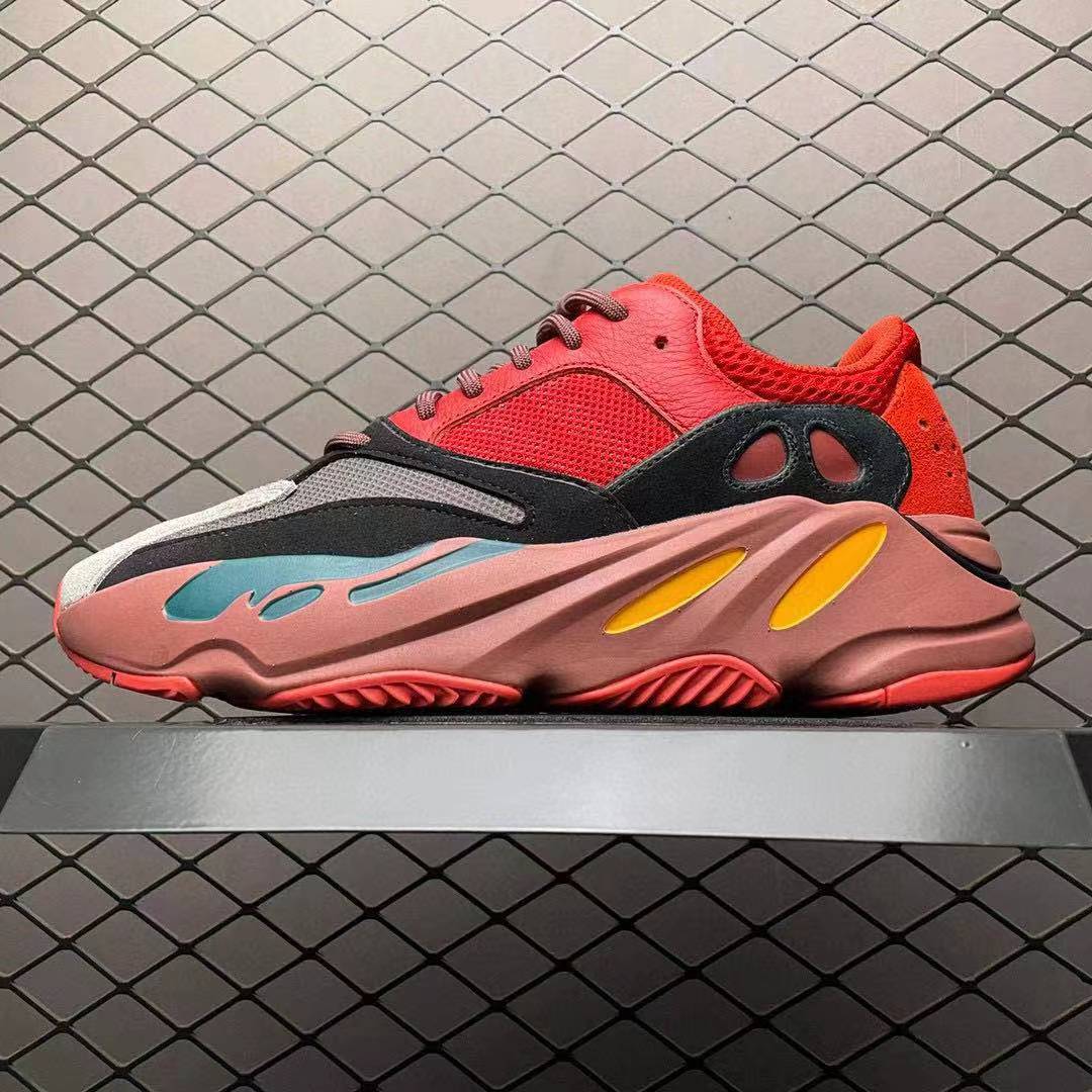 Original Red Yeezy 700 High Quality Sneakers Walking Style Shoes Sports Men's And J1 4 6 11 Yezzy 350 700 Casual Shoes 