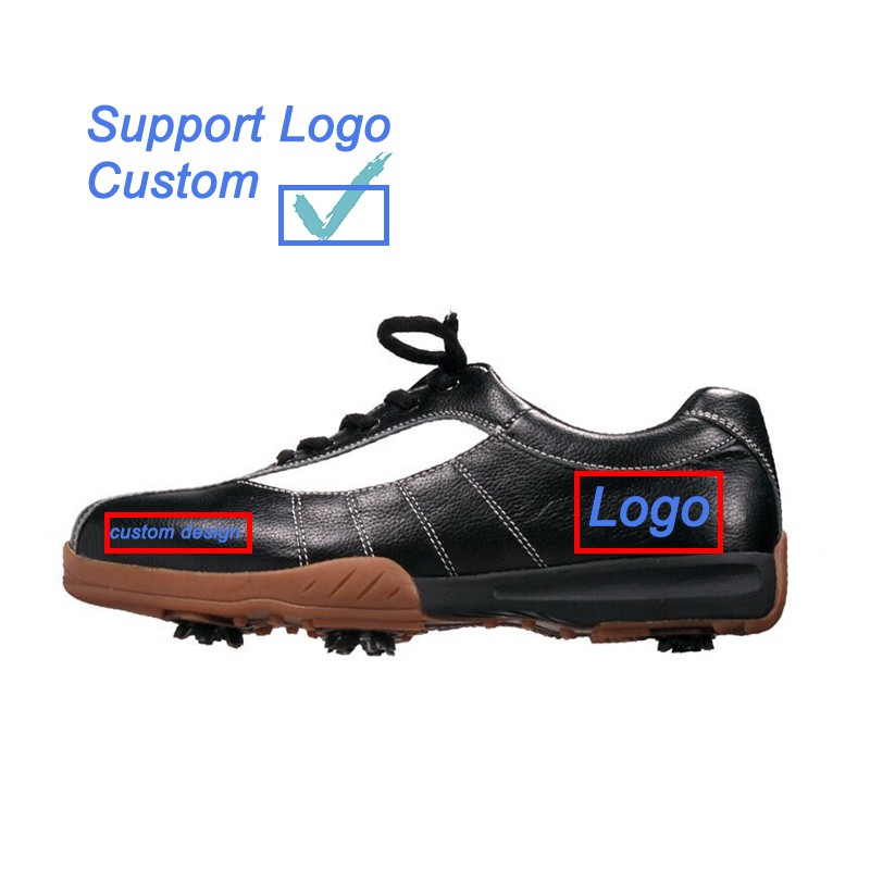 Custom New Product Men Sneakers High Quality Spikes Waterproof Casual Shoes Golf Shoes For Men 