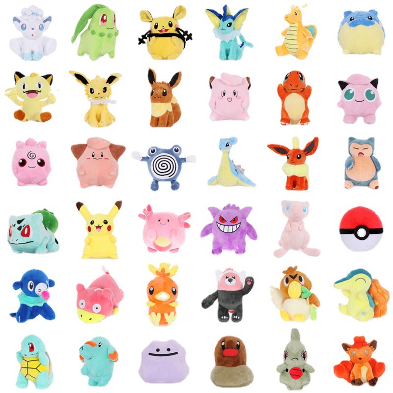 Pokemone Plush Toys Cute Version Charmander Pocket Monsters Pets Elf Ragdoll Baby Sleep Comfort Children's Comfort Toys 