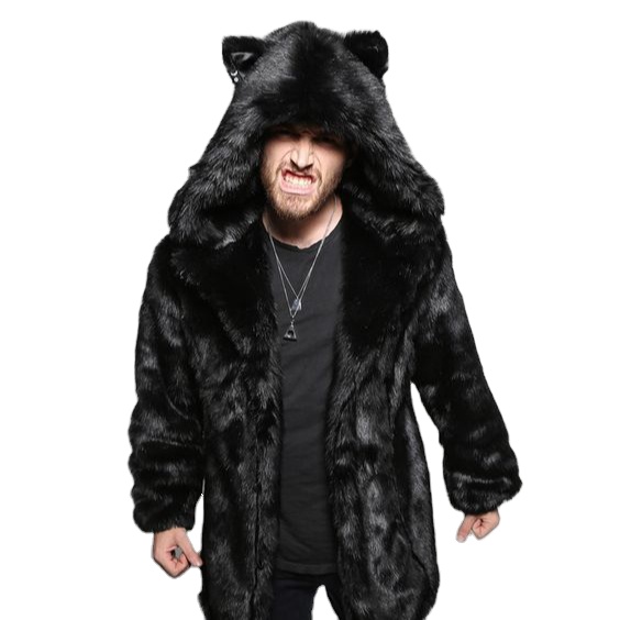 Factory Outlet Men's Faux Fur Coats Fur Coats Men's Luxury Men's Winter Coats 