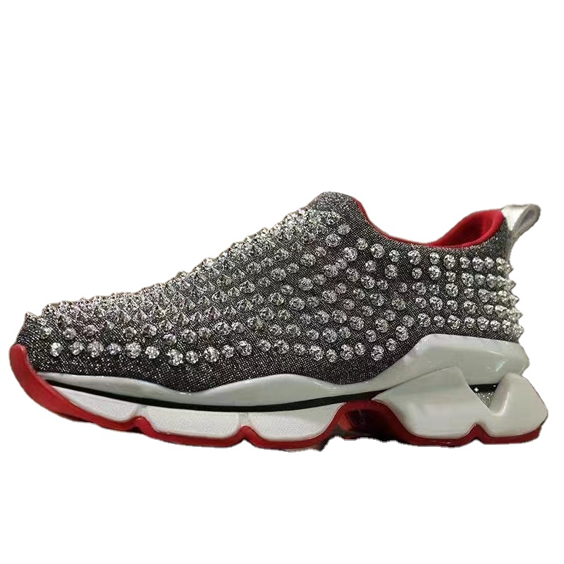 Wholesale 2022 Classic Premium Luxury Rivet Men's Sports Casual Men's Shoes 