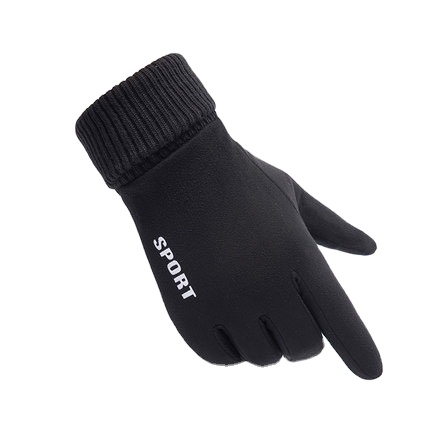 Amazon Best Seller Suede Gloves For Men And Women In Winter Thickened Thermal Touch Screen Windproof Gloves For Outdoor Sports 