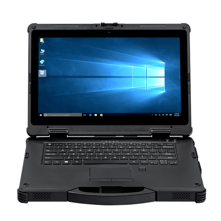 14 Inch Unlock Fingerprint Optional Touch Screen Industrial Pc Laptop Computer I7 Rugged Notebook