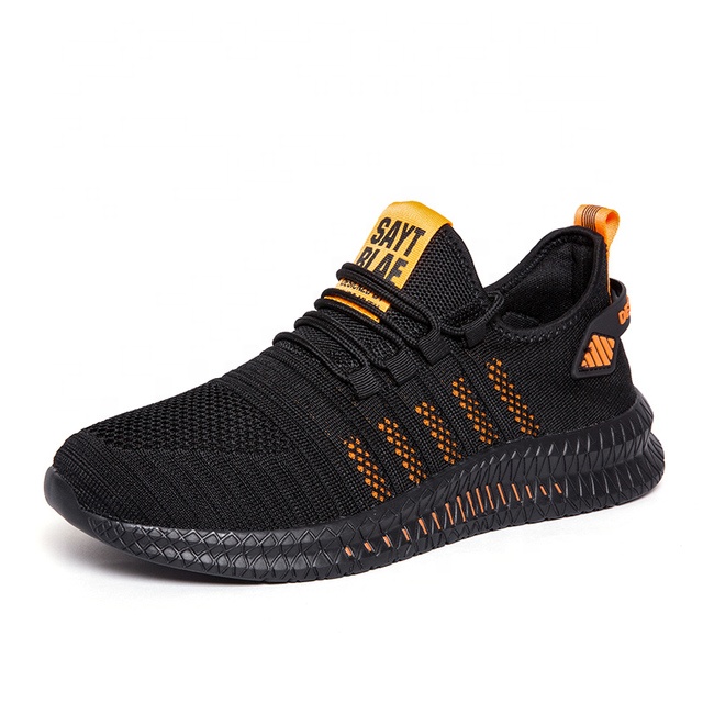 2020 New Men Casual Shoes Lace- Up Men Shoes Lightweight Comfortable Breathable Walking Sneakers Brand Custom Men Shoes 