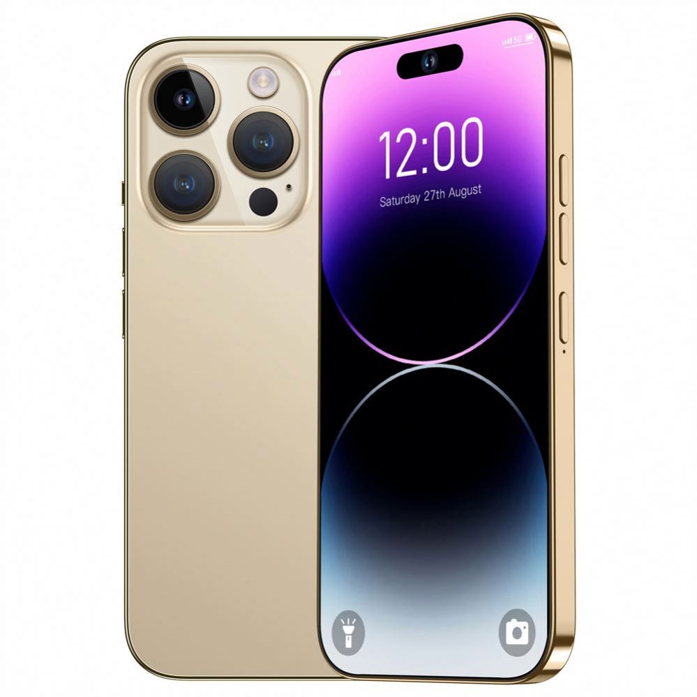 New Unlocked 4g Smart Phones Mobile Phone Tft 65w Pro Max I14 Pro Max Goophone 14 Pro Max For Apple 5g Oem 24.0mp 