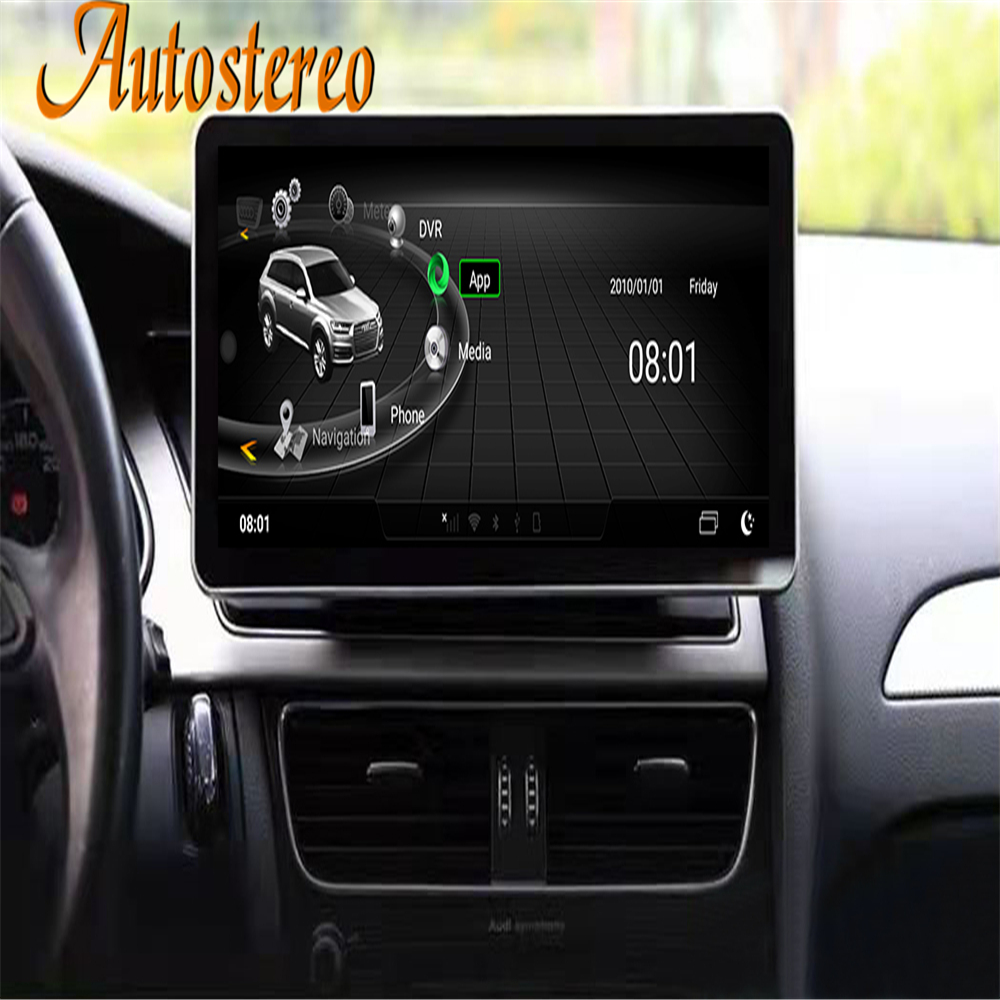 12.5" Android 10 8+128gb System Car Screen Player For Audi A4 B8 A5 2009-2015 Gps Navi Multimedia Stereo Ram Wifi Google Carplay 