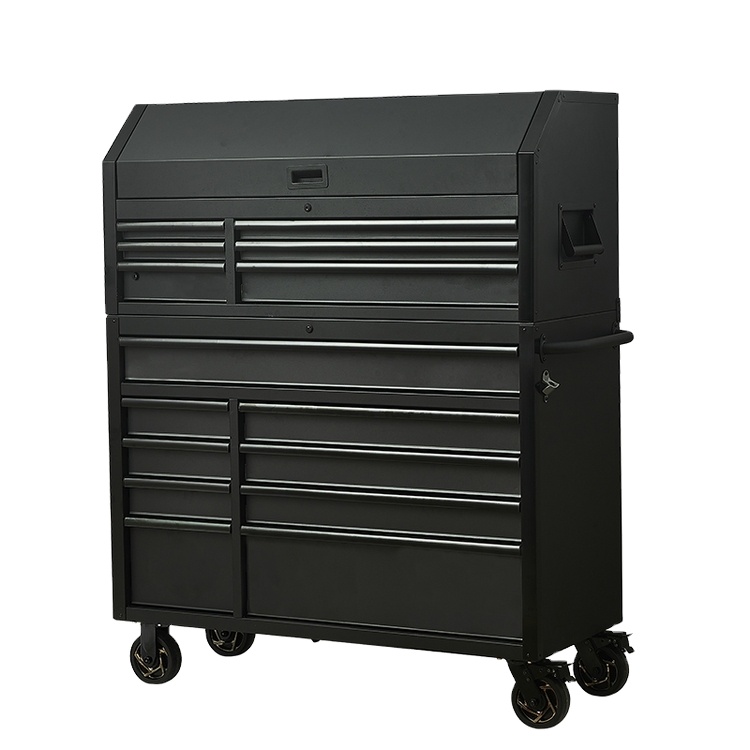 Practical Hot Sale 15 Drawer Garage Storage Organizer Toolbox Cabinet Trolley Set 
