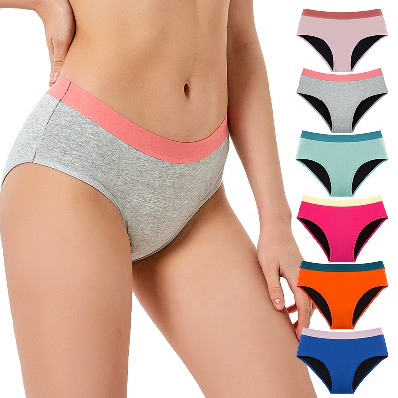New Update Big Girls' Period Panties Menstrual Underwear For First Period Starter Women Period Underwear 