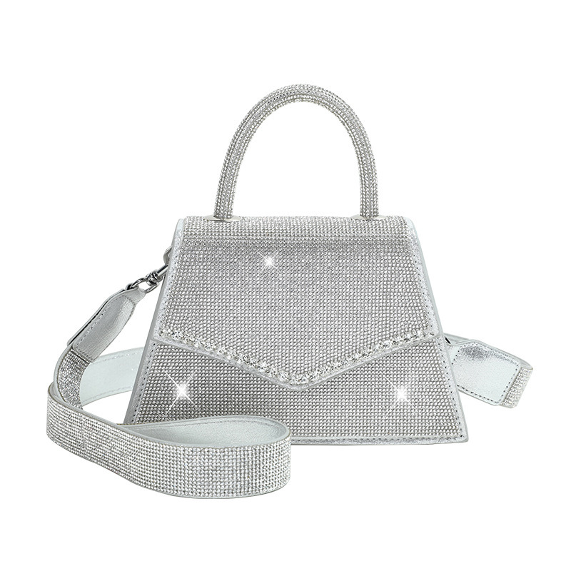 Women's Bags 2022 Fashion Rhinestone Kelly-bag Messenger Bag Diamond-encrusted Personalized Handbag