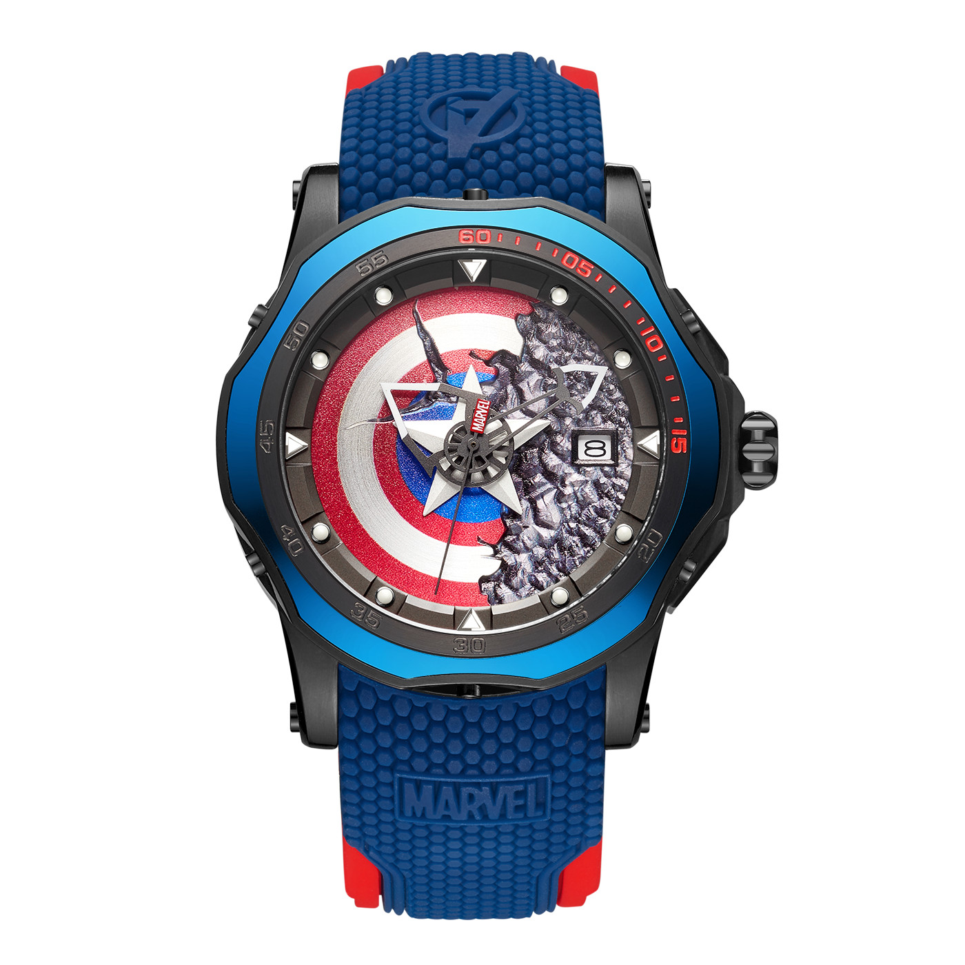 Hot Seller Spiderman Captain America Iron Men Wristwatch Luxury Quartz Watch Super Hero Watches For Men 