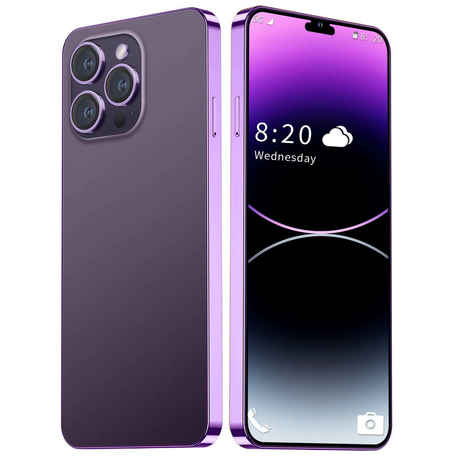 New Global I 14 Pro Max Cell Phone 7.3 Inch Big Screen 5g Smartphone 16gb + 512gb Dual Sim Android Mobile I Phone I14 Pro Max 