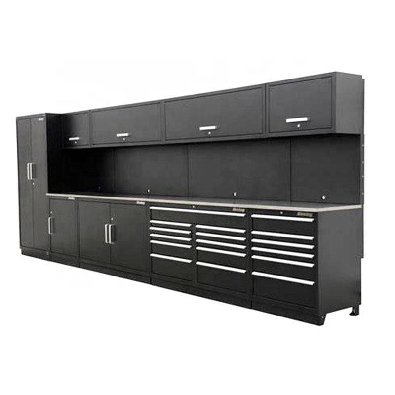 Workshop Garage Modular Combined Tool Cabinet Tool Chest Work Bench Work Station With Rolling Tool Box 