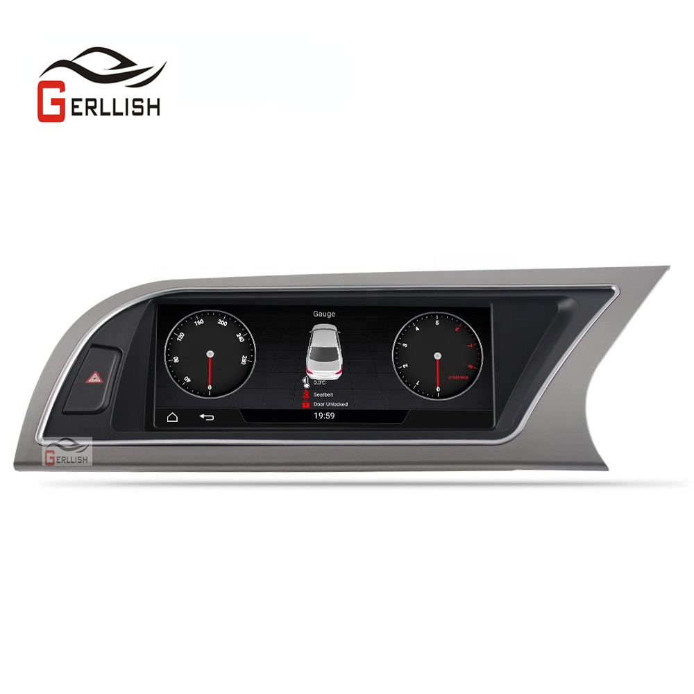 Gerllish Android 8.8" Touch Screen Car Gps Dvd Radio For Audi A5 A4 B8 B7 2009-2016 With Gps Navigation 
