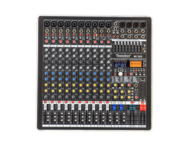 Top Quality Audio Mixer Dual 99 Effects Mixer Audio Mixer Professional Supplier 