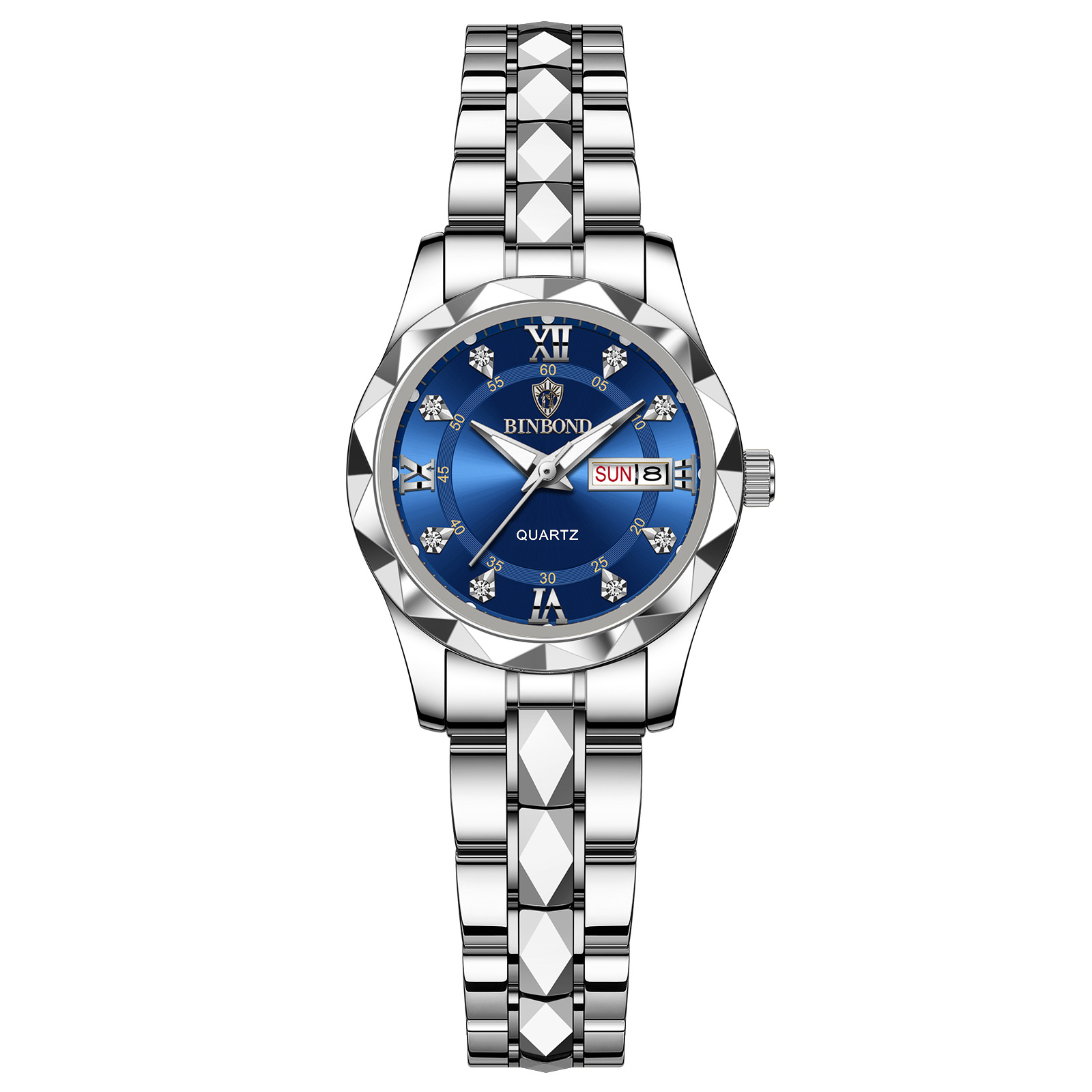 Women's Watch Quartz Stainless Steel Strap Starry Dial Luxury Diamond Business Watches for Women Fashion Lady Wristwatch