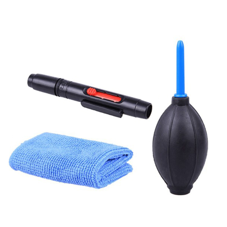 Wholesale Professional 3 In 1 Camera Dslr Screen Cleaning Kit Cleaning Cloth Lens Pen Air Blower Accessories Set 