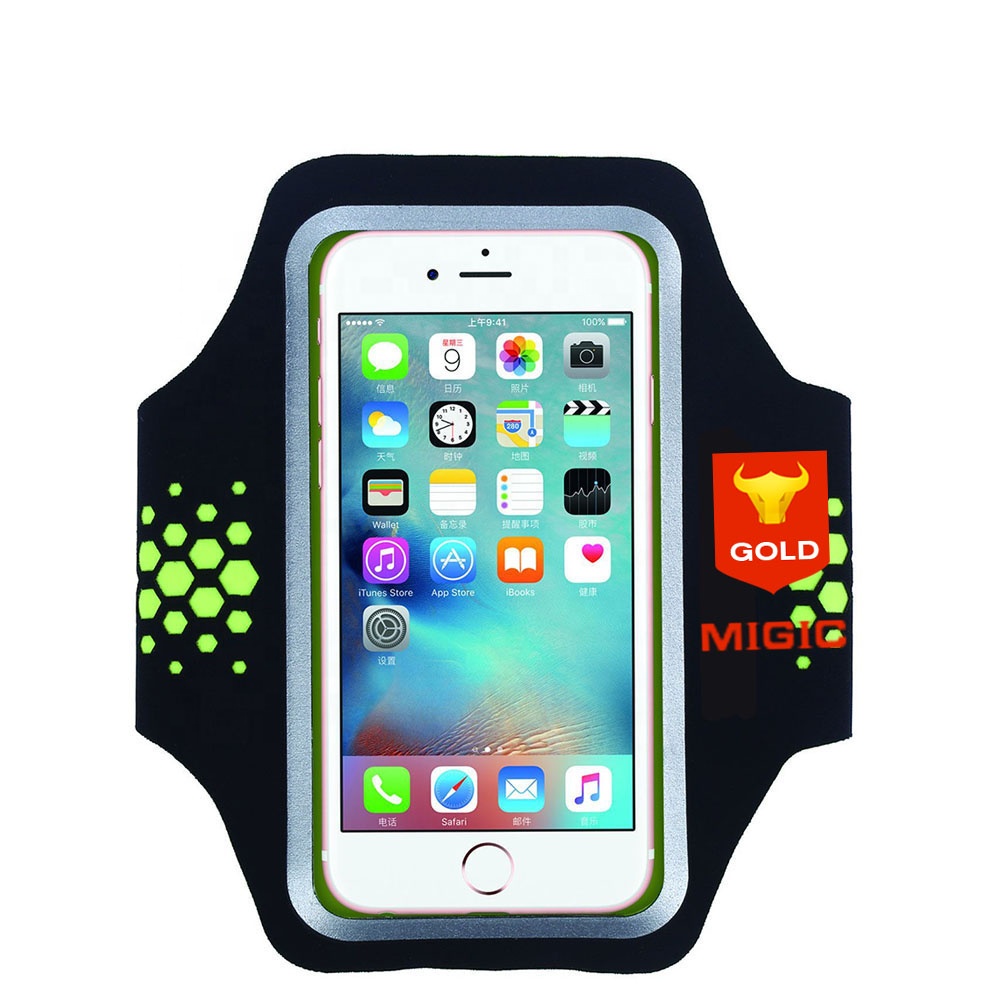 Factory Wholesale New Design Ultra-thin Customized Logo Breathe Freely Design Cellphone Armband For Sports Running Walking