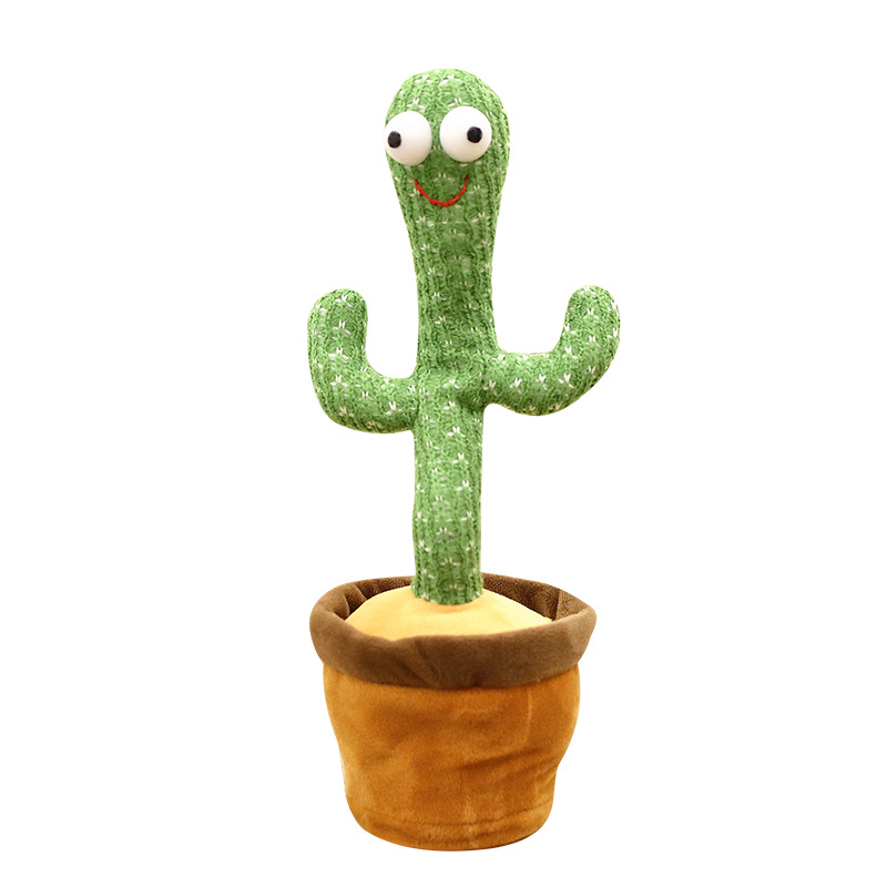 Cactus Plush Toy Electronic Shake Dancing Toy With The Song Plush Cute Dancing Cactus Early Childhood Talking Cactus 