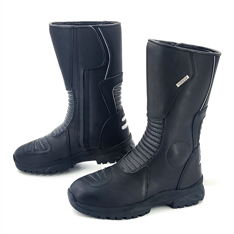 Waterproof Riding Sport Style City Racing Shoes Motocross Motorcycle Leather Boot Accessories Botas Para Moto Cuero 