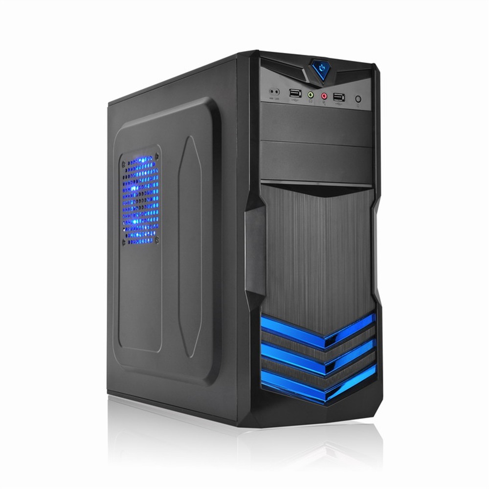 High Quality Pc Gaming Computer Accessories Desktop Table Pc Tower Black Custom Desktop Computer Case 