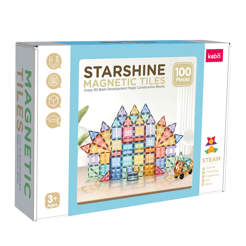Hot Sale Educational Toys For Kids Diy Magnetic Tiles Gift Children Toys Educational Learning 