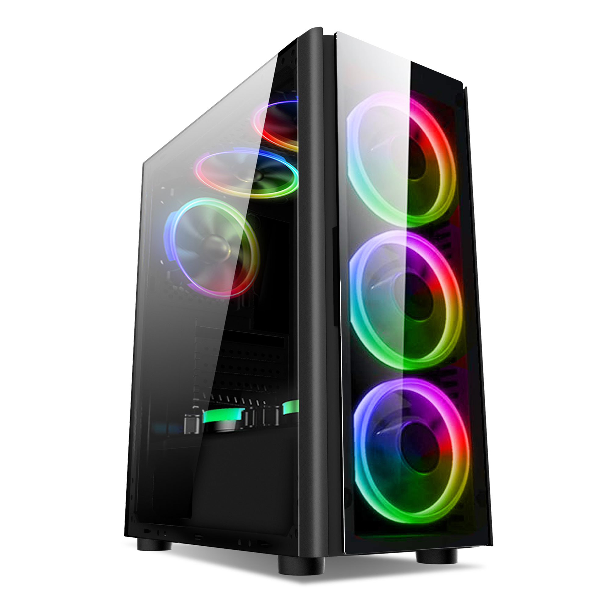 Computer Parts Accessories 192-11 Gaming Gamer Case Oem Custom Branded Desktop Atx White Full Tower Table Pc Computer Case 