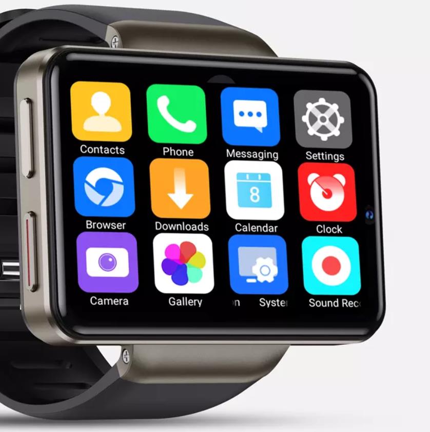 4g Lte 2.41 Inch Dual Camera 5.0mp Gps Positioning App Download Heart Rate Monitoring Dm101 Android Smart Watches 
