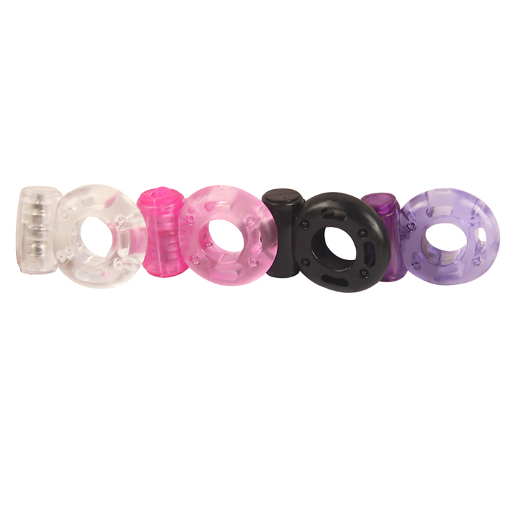 Penis Cock Ring Vibrating Silicone Rubber Male Products Strong Vibration Delay Ejaculation Cock Ring Adult Sex Toy For Men 
