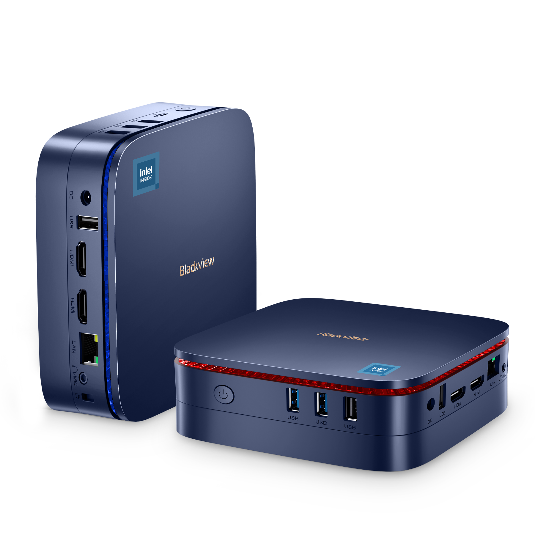 Lpddr4 8gb 256gb Windows 11 Pro Wifi5 1000m Blackview Mini Pc M60 Lan Bt4.2 Vga 4k Gaming Computer 