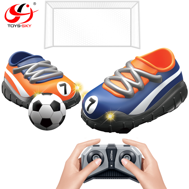 2.4g 4ch Remote Control Rc Mini Cartoon Football Car Radio Control Toys Rc Car Remote Control Toys For Kids (2pcs Set) 