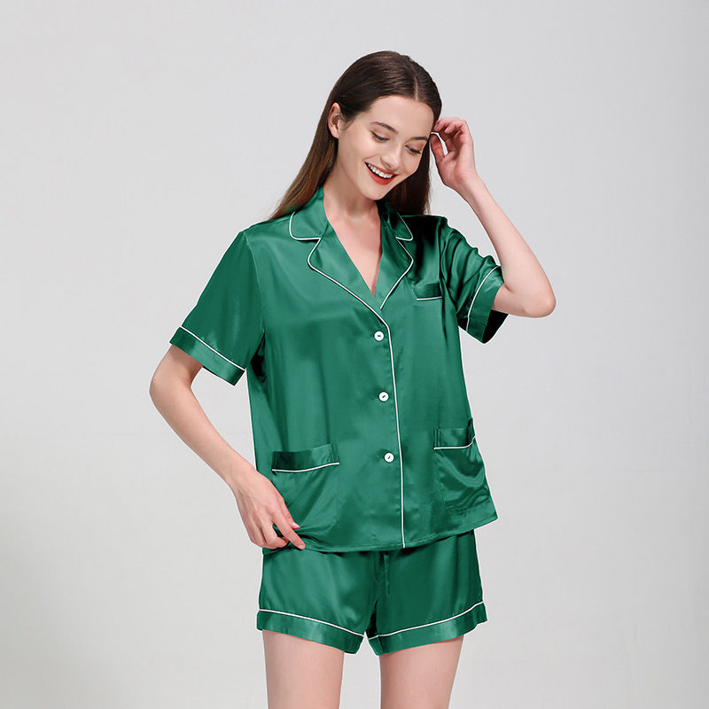 Ready To Ship Organic Mulberry Women Best Price 100% Pajamas Set For Sale 