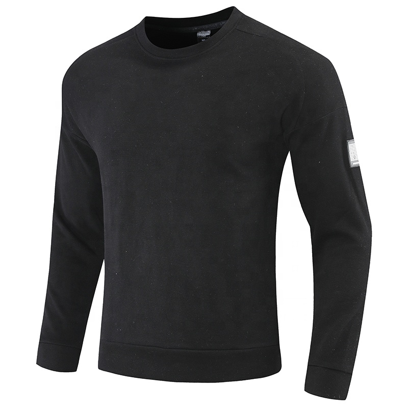 Custom Men's Athletic Running T-shirt Workout Tops Sports Fitness Bodybuilding Gym Clothes Long Sleeves Gym T Shirt With Hooded 
