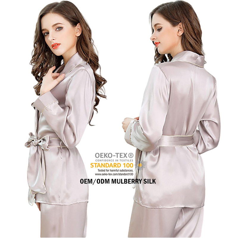 Satin Silk Pajamas For Women's Pajamas Summer Pajamas Sleepwear Nightwear Luxury Silk Sleepwear 