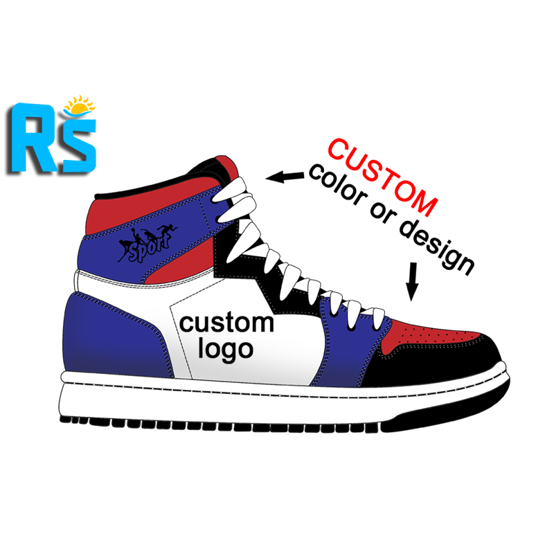 Custom Fashion Brand Sneakers Aj1 Aj Running Shoes Men Women New Styles Casual Sport Basketball Shoes For Women 