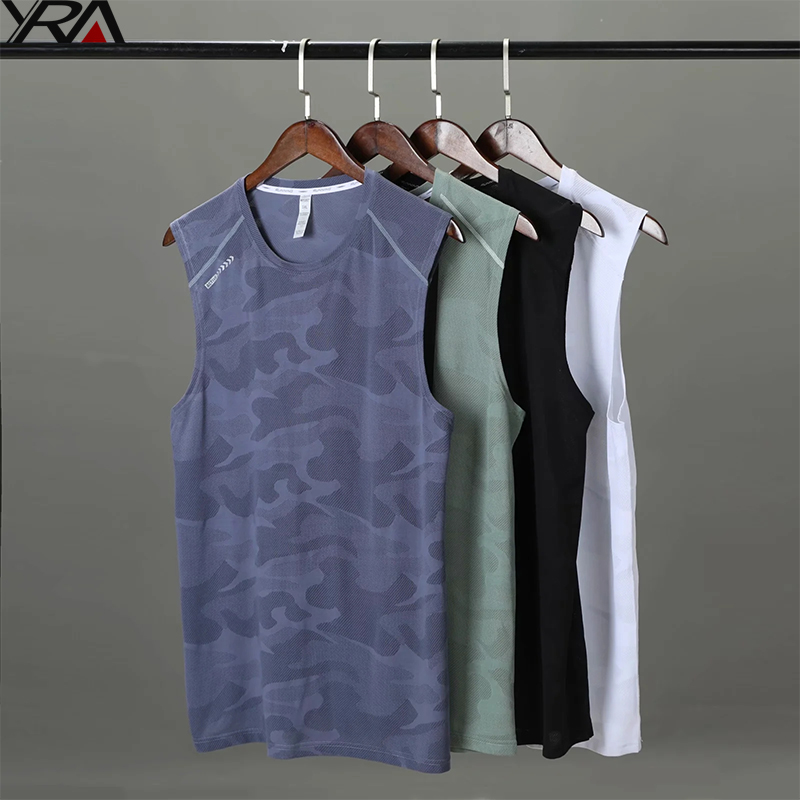 Wholesale Gym Sports Fitness Tops Customized Your Logo Men Men's Tank Top Men Sportswear Tops Vest Athletic Wear 