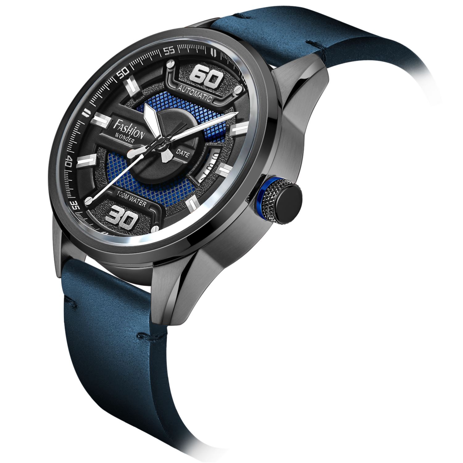 New Arrival Men Leather Quartz Wrist Watch Waterproof Casual Men's Watches Custom Logo 