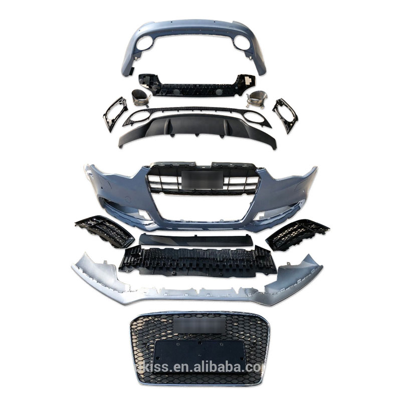 Front Rear Car Bumpers For Audi A5 Upgrade Audi 2013 2014 2015 2016 Rs5 Body Kits Pp Material 