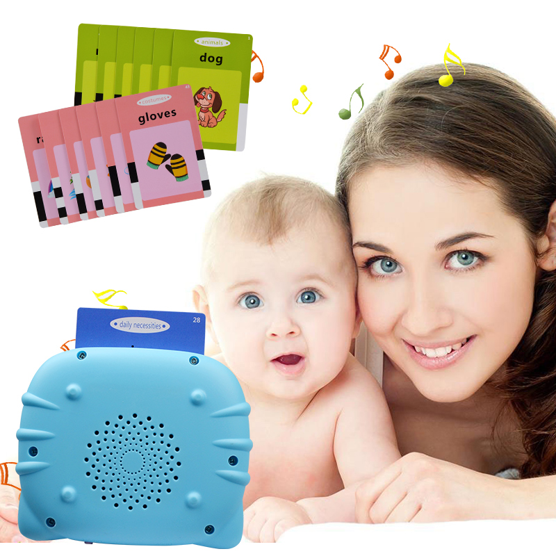 Wholesale Factory Custom Talking Flash Cards Learning Device Educational Toys For Kids 